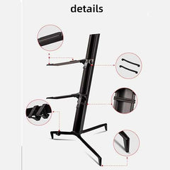 Tristar Aluminium keyboard stand Z-80 - Taal Musicals