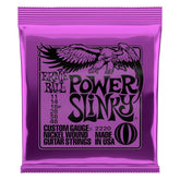 Guitar Strings – Ernie Ball 2220 Power Slinky Nickel Wound Electric Guitar Strings | Bright Tone, Long Life & Smooth Playability