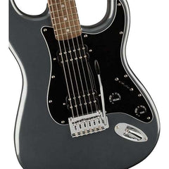 Fender Squier Affinity Strat HH Charcoal Frost Metallic - Taal Musicals
