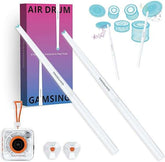 Electronic Drum Pad Set with Air Drumsticks, Foot Pedals & Learning Lessons | Compact & Foldable Digital Drum Kit – Taal Musicals- Taal Musicals