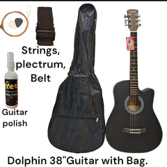 Dolphin Guitar With Full Pack - Taal Musicals