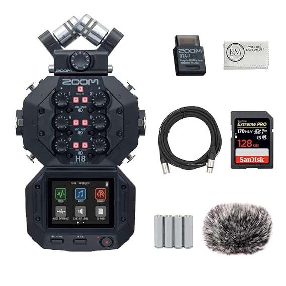 Zoom H8 12-Track Portable Handy Recorder - Taal Musicals
