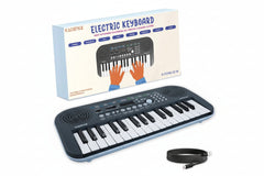 Kadence K-Tone Mini Pink and Blue Keyboard – 32 Mini Accordion Keys, 128 Tones including 15 Realistic Voices & 8 Indian Instruments, 128 Rhythms, 30 Demo Songs, Dual Stereo Speakers – Kids Beginner Keyboard