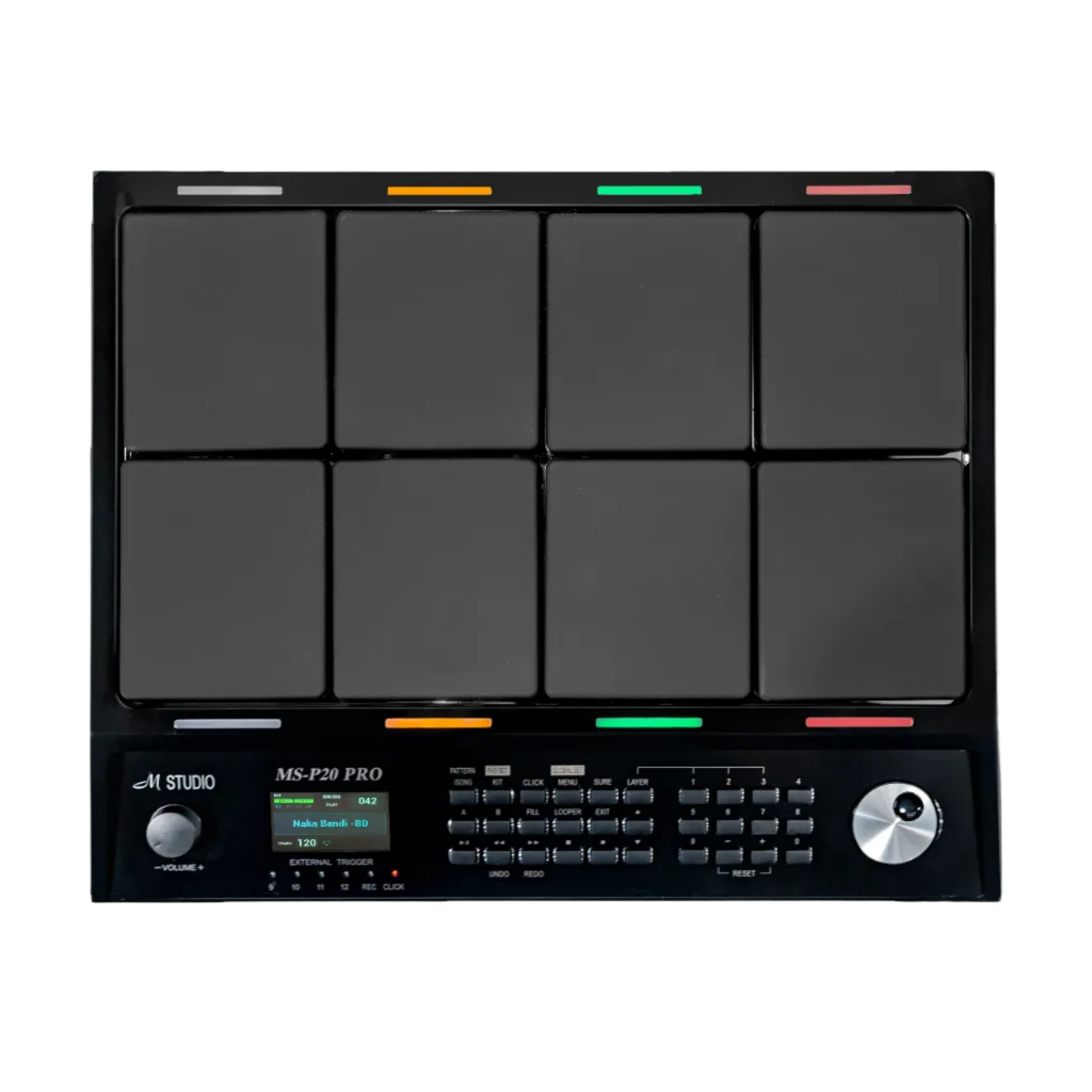 M-Studio MS P20 PRO Octapad Black- Taal Musicals – Taal Music Palace