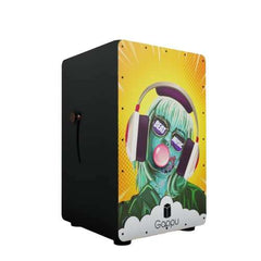 Gappu Adjustable Snare Cajon NS 02 Yellow - Taal Musicals