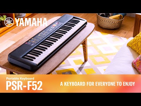 YAMAHA PSR-F52 PORTABLE KEYBOARD WITH 61 KEYS