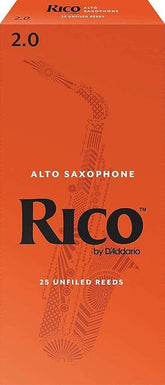 Rico Alto Sax Reeds 2.0 25-pack - Taal Musicals