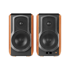Edifier S1000W Wireless Hi-Fi Bookshelf Speaker - Brown - Taal Musicals