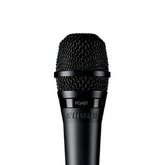Shure PGA57 microphone on a white background