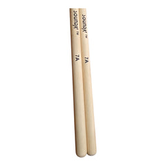 Two wooden drumsticks with 'sound x' branding on a white background