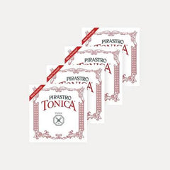 Violin Strings – Pirastro Tonica | Full Set | Premium Synthetic Core Strings