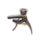 Guitar Capo with Pick Holder + String Pin Remover – Vibreto Spring Capo + Free Picks | Best Guitar Capo in India – TaalMusicals.in