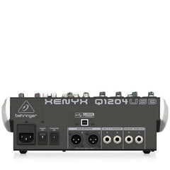 Behringer Q1204USB Premium 12-Input 2/2-Bus Mixer with XENYX Mic Preamps and Compressors – Taal Musicals