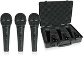 Behringer Ultravoice Xm1800 Microphones 3-Pack(Black) - Taal Musicals