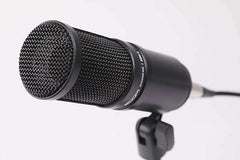 Zoom Dynamic Microphone for Podcasts, Voice-Overs, Interviews, Vocals, and More, High SPL Capability, Sturdy Metal Body, and Large Diaphragm – Taal Musicals