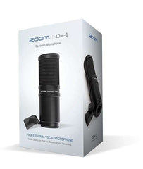 Zoom Dynamic Microphone for Podcasts, Voice-Overs, Interviews, Vocals, and More, High SPL Capability, Sturdy Metal Body, and Large Diaphragm – Taal Musicals