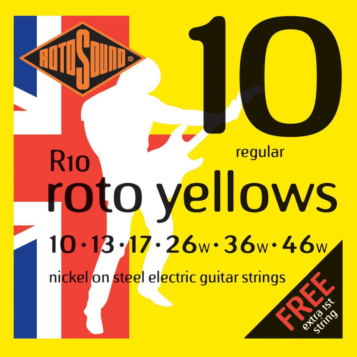 Electric Guitar Strings Rotosound R10 – Taal Musicals