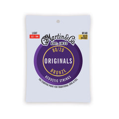 Martin Originals M140 80/20 Light Acoustic Guitar Strings - Taal Musicals
