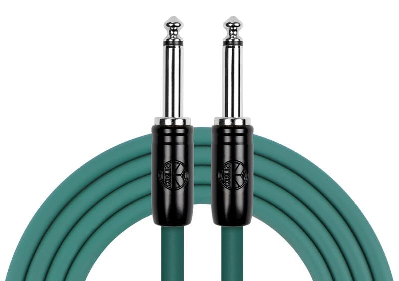 Kirlin Instrument Cable 10M – Professional Grade, Noise-Free & Ultra Durable | For Guitar, Bass, Keyboard & All Electric Instruments