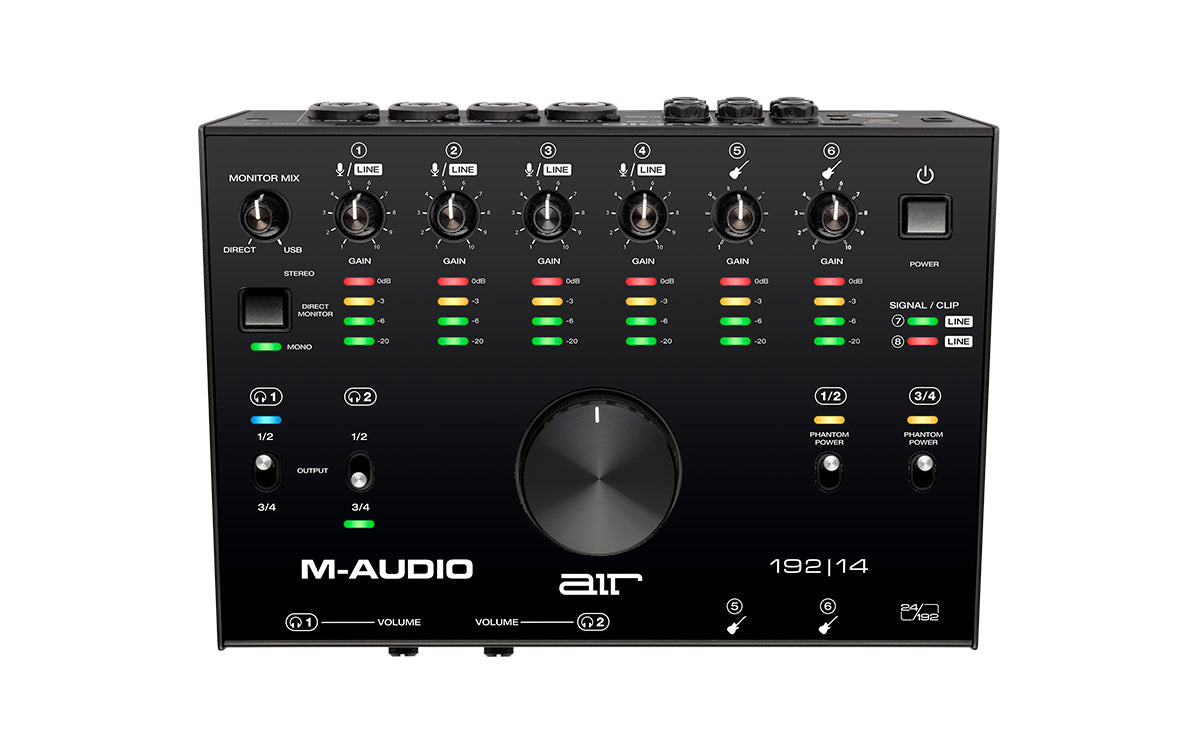 M-Audio Air 192 |  14  8-In/4-Out  24/192  USB  Audio  Interface - Taal Musicals