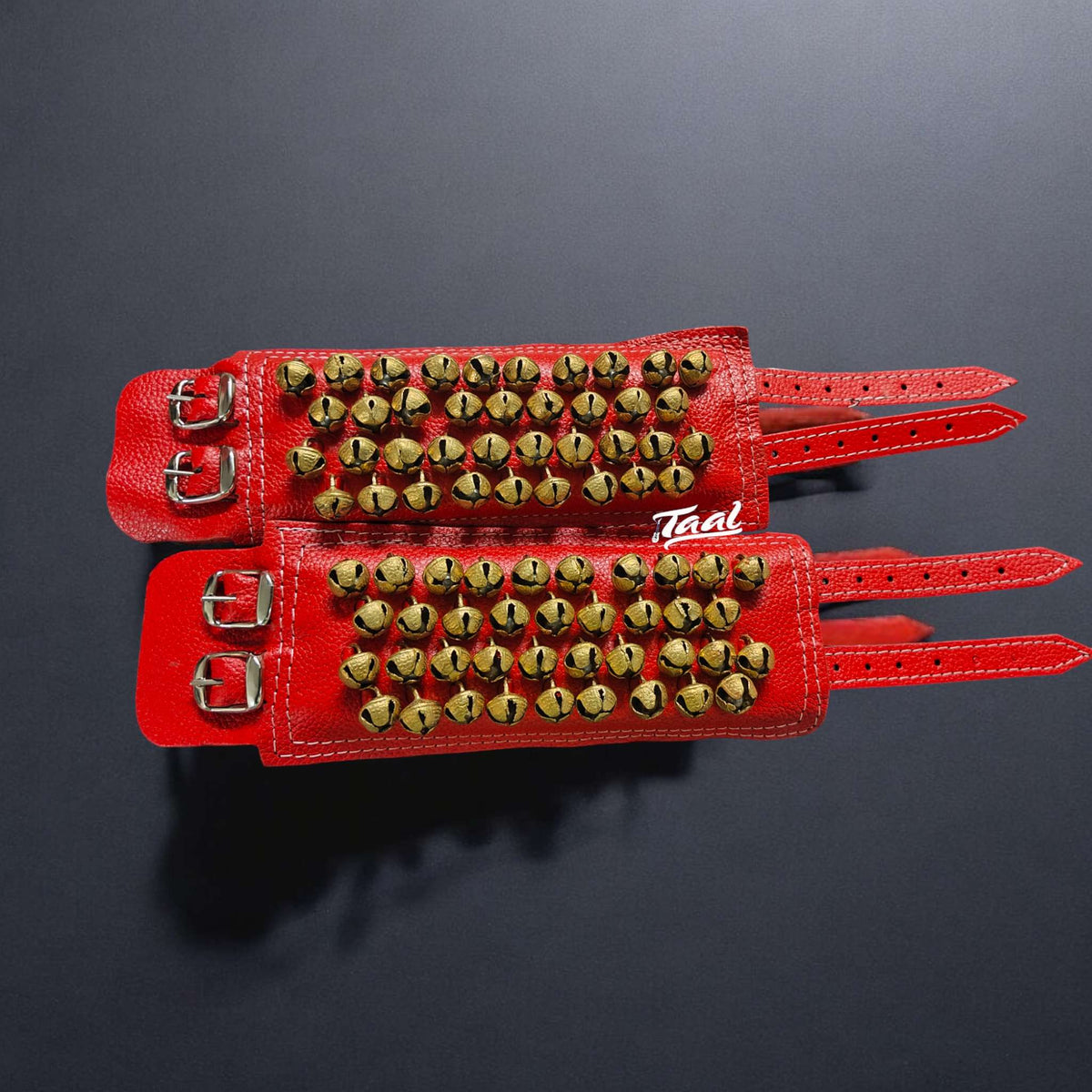 Bharathanatyam Ghungroo Leather 4Line - Taal Musicals