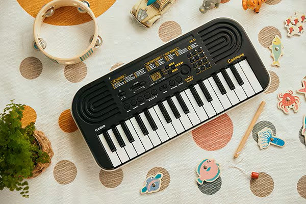 Casiotone SA-51 Mini Keyboard (Black) – 32-Key Portable Piano for Kids & Beginners - TAALMUSICALS