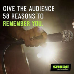 Shure SM58-LC Cardioid Vocal Microphone without Cable - Taal Musicals