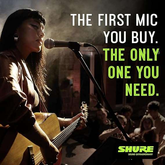 Shure SM58-LC Cardioid Vocal Microphone without Cable - Taal Musicals