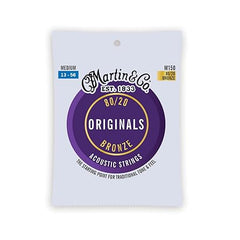 Martin Strings Acoustic Guitar Strings 80/20 Medium 13-56 M150 - Taal Musicals