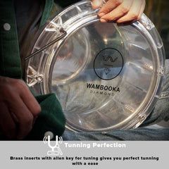 Wambooka Diamond Dry and Wet Darbuka-Taal Musicals