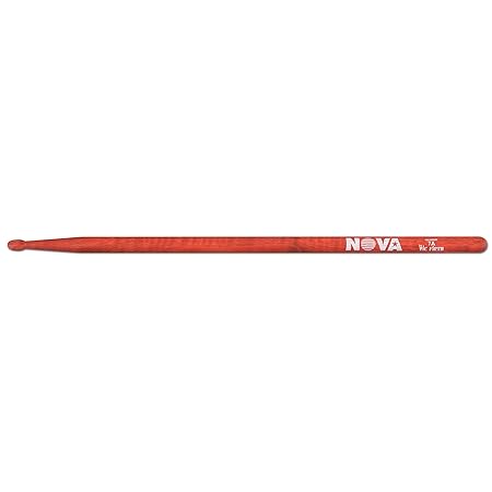 Nova Drum Sticks 7A Red Colour - Taal Musicals