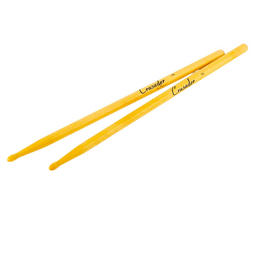 "Drum Sticks Crusader 7A-5B – Easy Grip & Balanced Feel | For Jazz Drum, Rhythm Pad, Octapad | Taal Musicals"