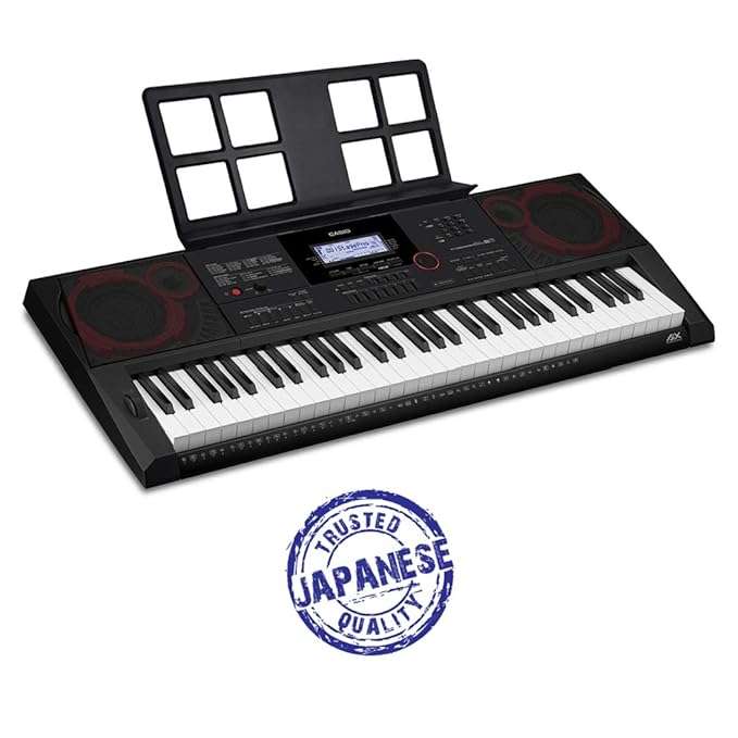 Casio CT-X8000IN 61-Key Portable Keyboard Black - Taal Musicals