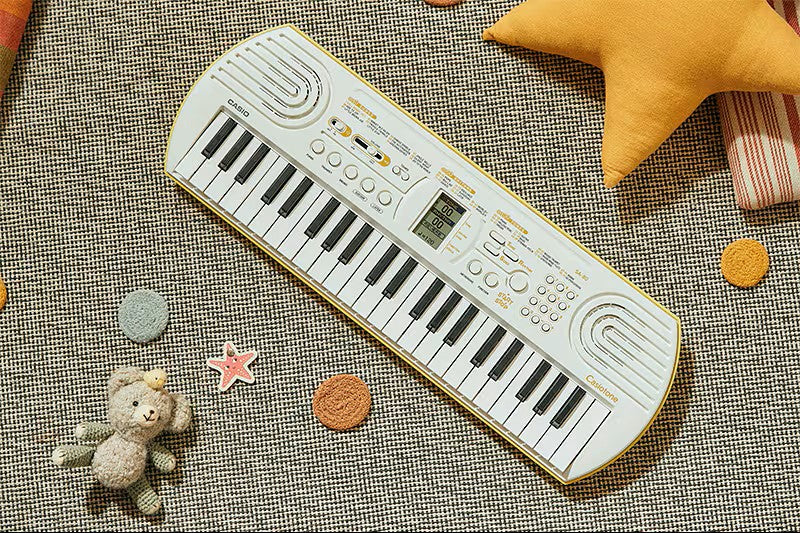 Casiotone SA-80 Mini Keyboard (White) – 32-Key Portable Piano for Kids & Beginners - TAALMUSICALS