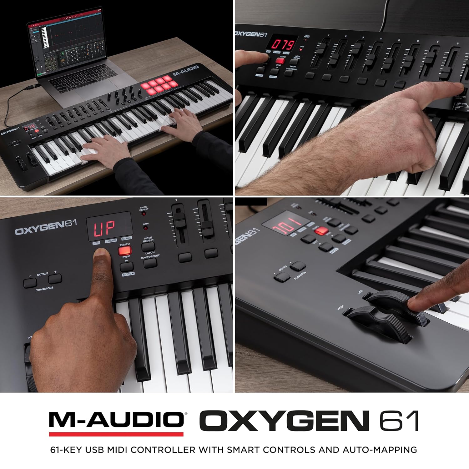 M-Audio Oxygen MKV – 61 Key USB MIDI Keyboard Controller - Taal Musicals