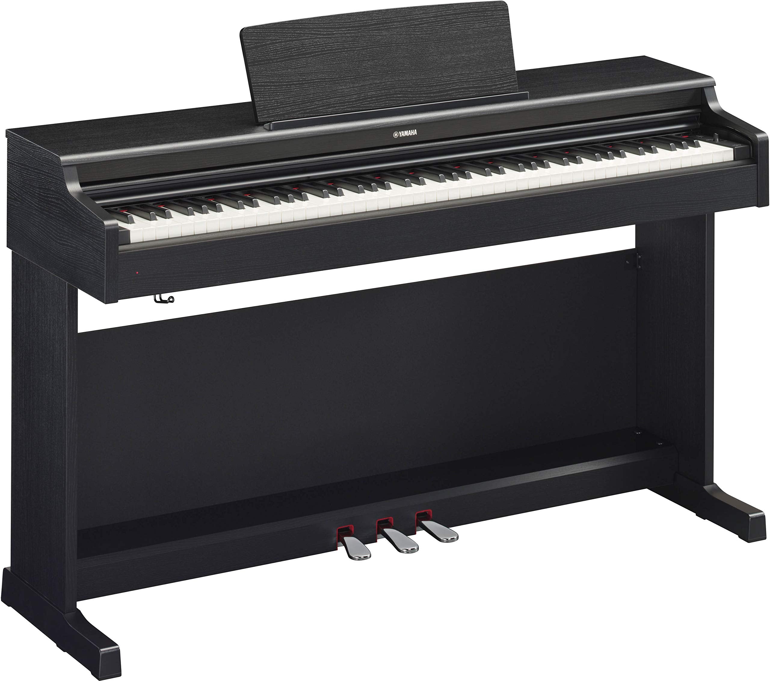 Yamaha Arius YDP-164 Digital Piano Console Digital Piano Bundle with Furniture Bench, Headphones, and Polishing Cloth - Rosewood - Taal Musicals