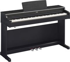 Yamaha Arius YDP-164 Digital Piano Console Digital Piano Bundle with Furniture Bench, Headphones, and Polishing Cloth - Rosewood - Taal Musicals