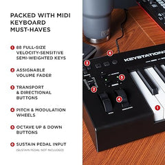 M-Audio Keystation 88 MK3 – 88 Key Semi Weighted MIDI Keyboard - Taal Musicals