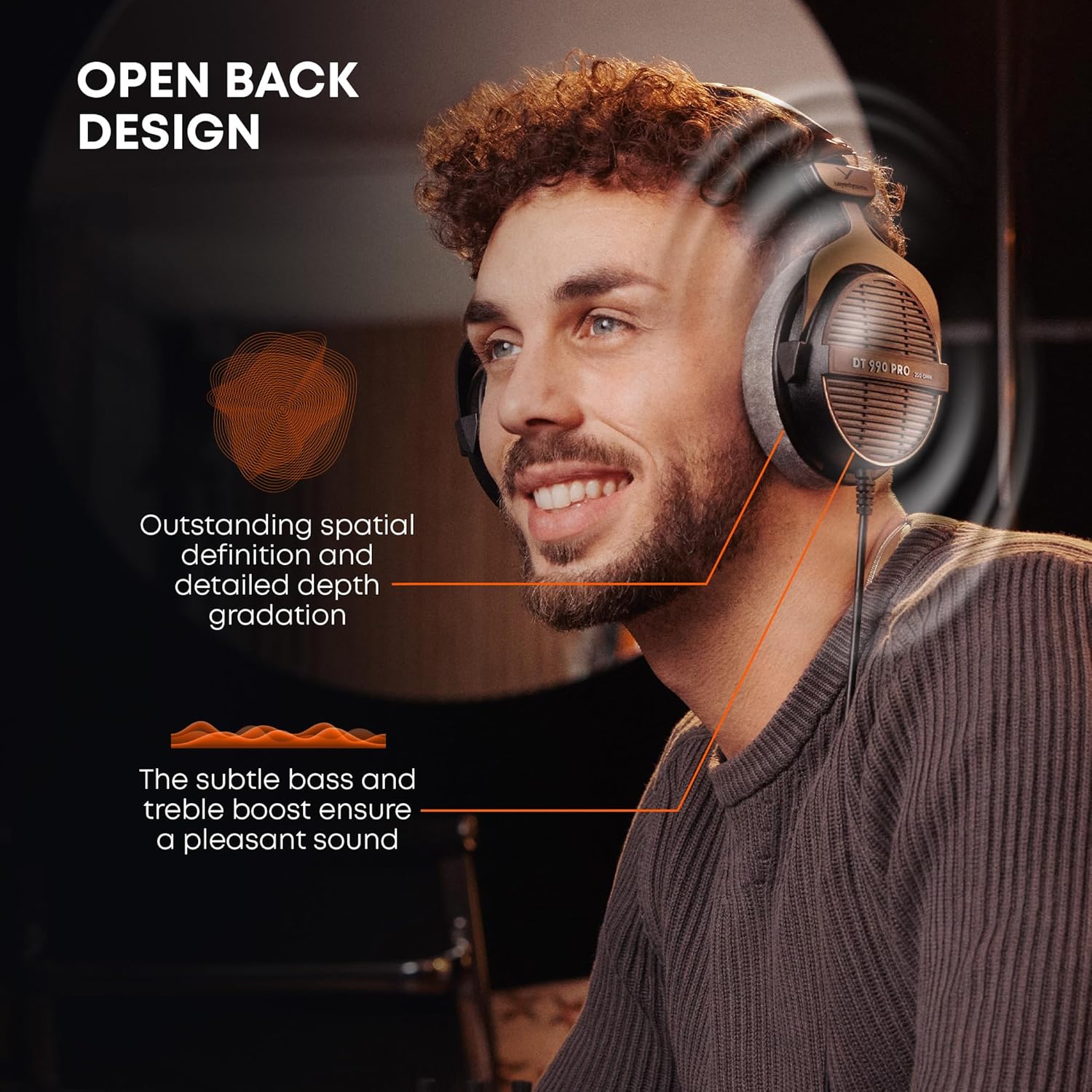 Beyerdynamic Dt 990 Pro Headphones (Black)-Taal Musicals