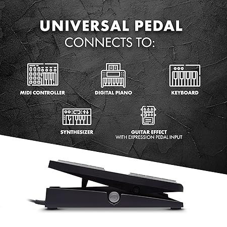 M-Audio EX-P Expression Pedal (Black) - Taal Musicals