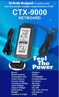 Casio CTX-9000 Adaptor AD-24 - Taal Musicals