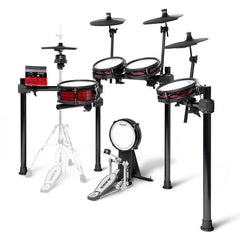 Alesis Nitro Ultimate 9-Piece Professional Electronic Drum Kit with Movable Hi-Hat and Bluetooth-Taal Musicals