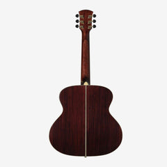 Acoustic guitar with a wooden finish 