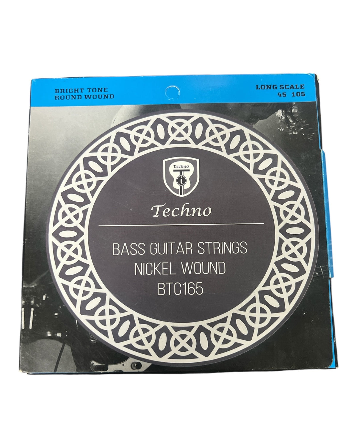 Techno Bass BTC165 String Gauge Medium 45/105 Nickel Steel Set 5 Strings Guitar String  (4 Strings) - Taal Musicals