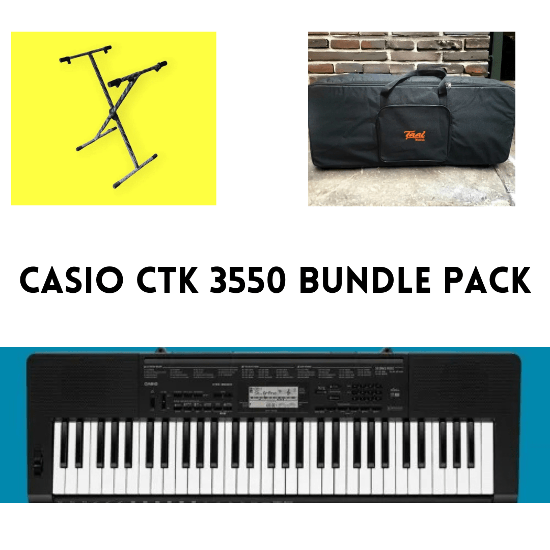 CASIO CTK 3500 STANDARD KEYBOARD Bundle Pack - Taal Musicals