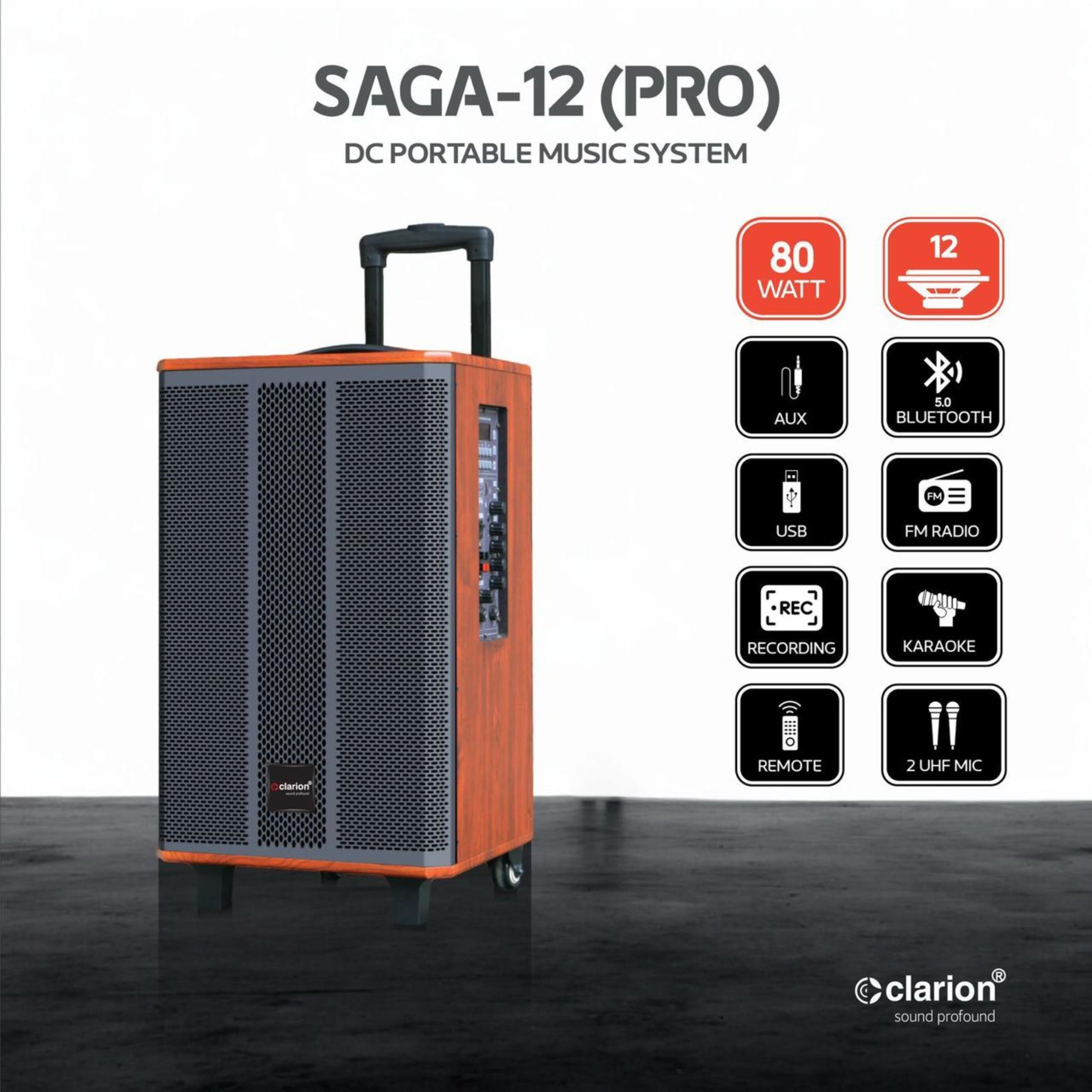 CLARION SPEAKER SAGA 12 PRO
