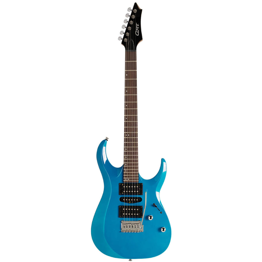 cort electric guitar x 200 blue