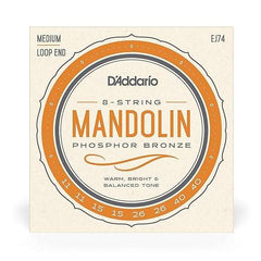 D'Addario EJ74 Phosphor Bronze Mandolin Strings Medium - Taal Musicals