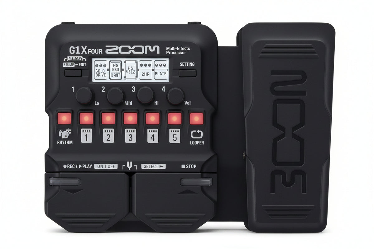 GUITAR PEDAL ZOOM G1X FOUR
