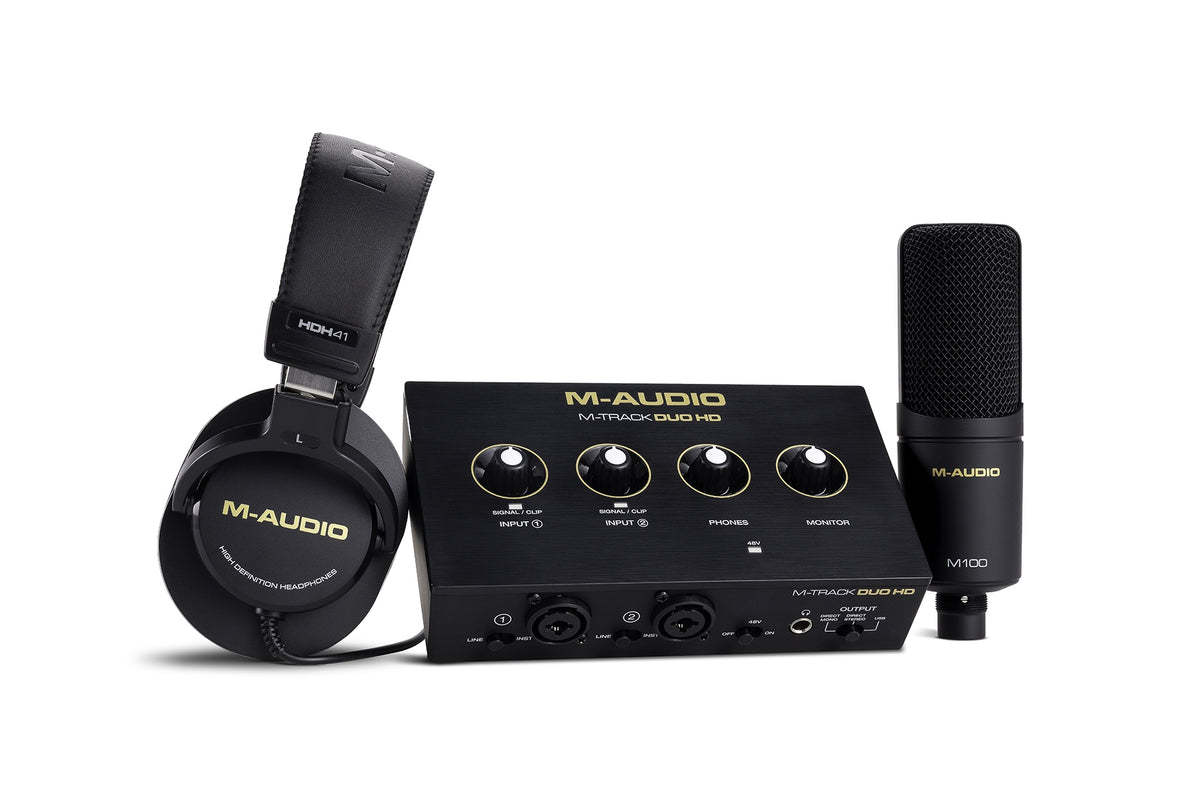 M-Audio M-Track Duo HD Producer Pack - Taal Musicals